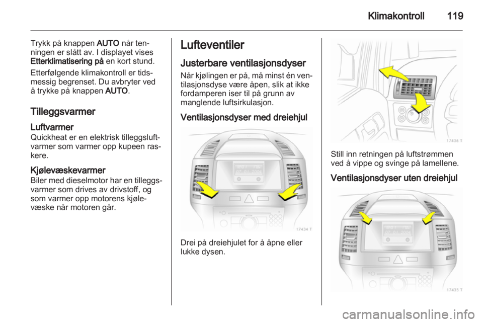 OPEL ZAFIRA 2010  Instruksjonsbok 