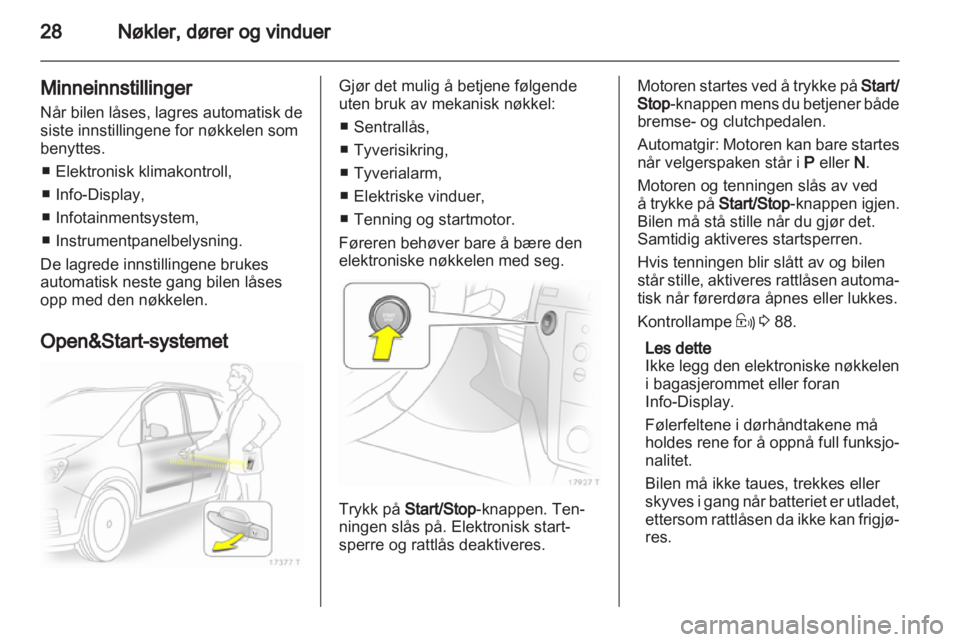 OPEL ZAFIRA 2010  Instruksjonsbok 