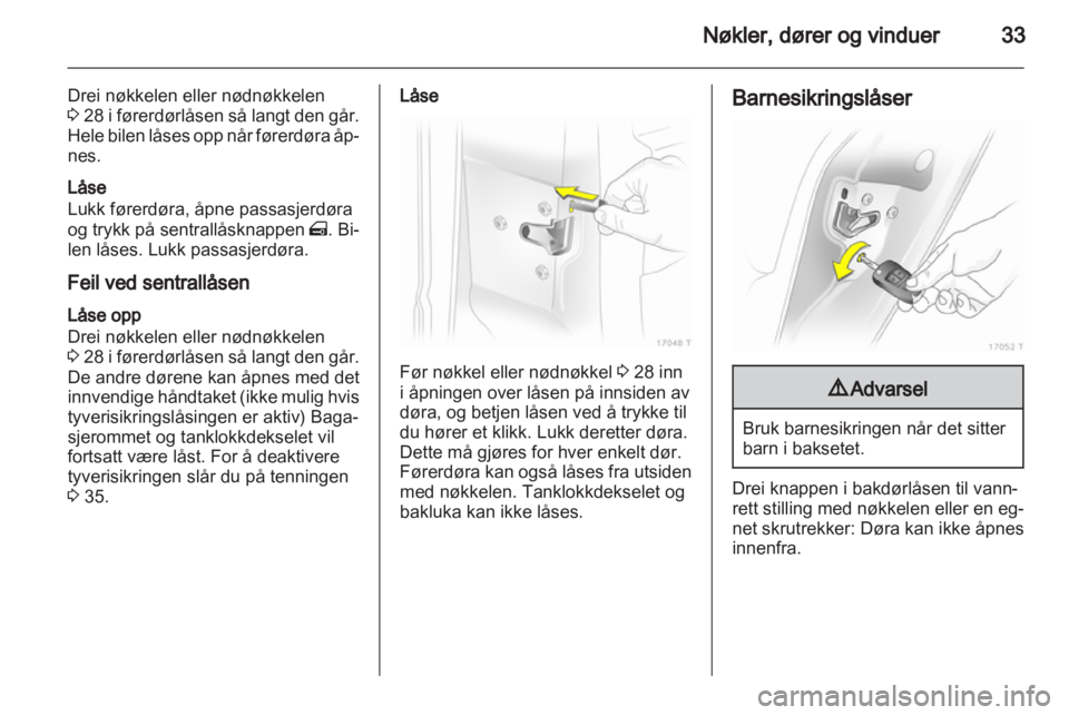 OPEL ZAFIRA 2010  Instruksjonsbok 