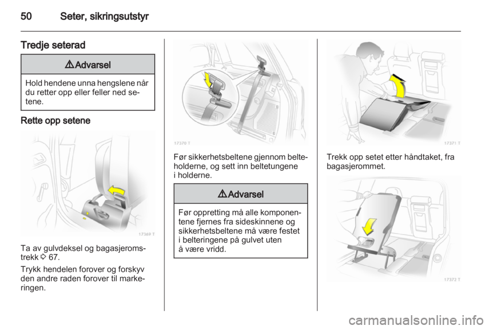 OPEL ZAFIRA 2010  Instruksjonsbok 