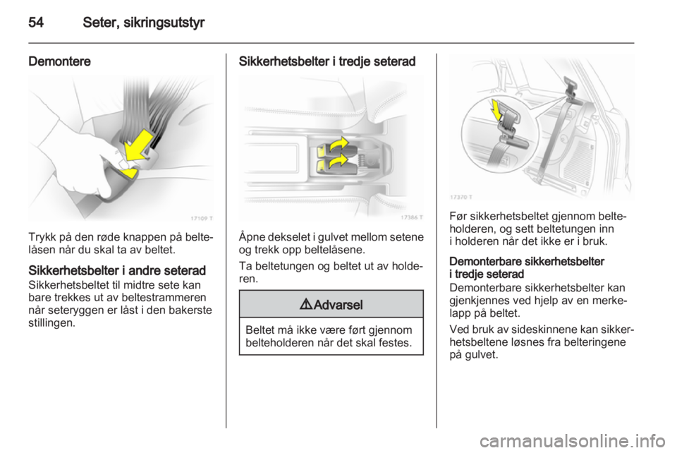 OPEL ZAFIRA 2010  Instruksjonsbok 