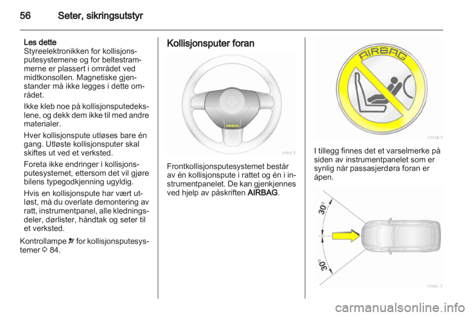 OPEL ZAFIRA 2010  Instruksjonsbok 
