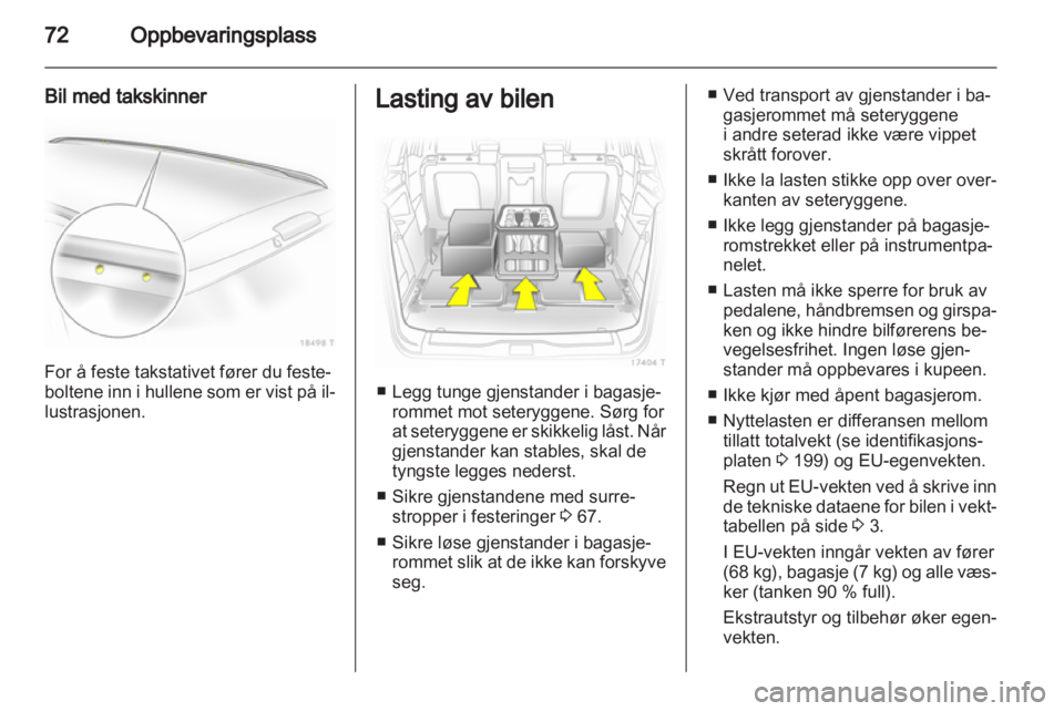 OPEL ZAFIRA 2010  Instruksjonsbok 