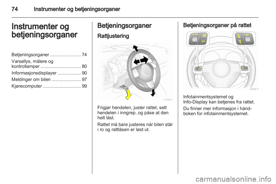 OPEL ZAFIRA 2010  Instruksjonsbok 