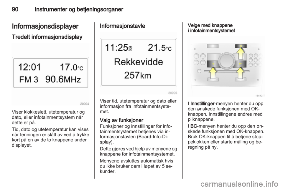 OPEL ZAFIRA 2010  Instruksjonsbok 
