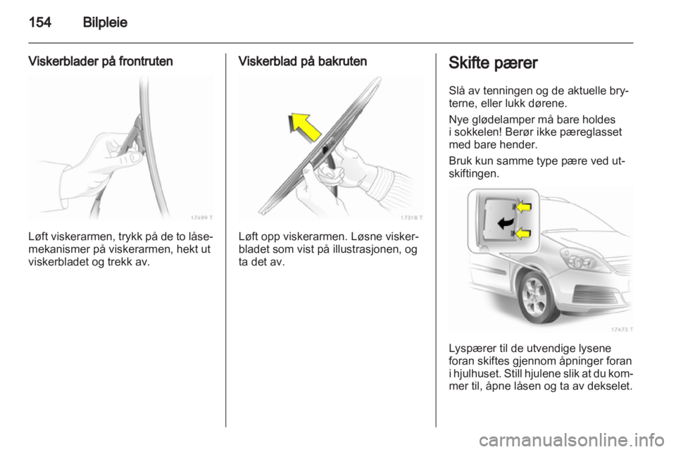 OPEL ZAFIRA 2010.5  Instruksjonsbok 