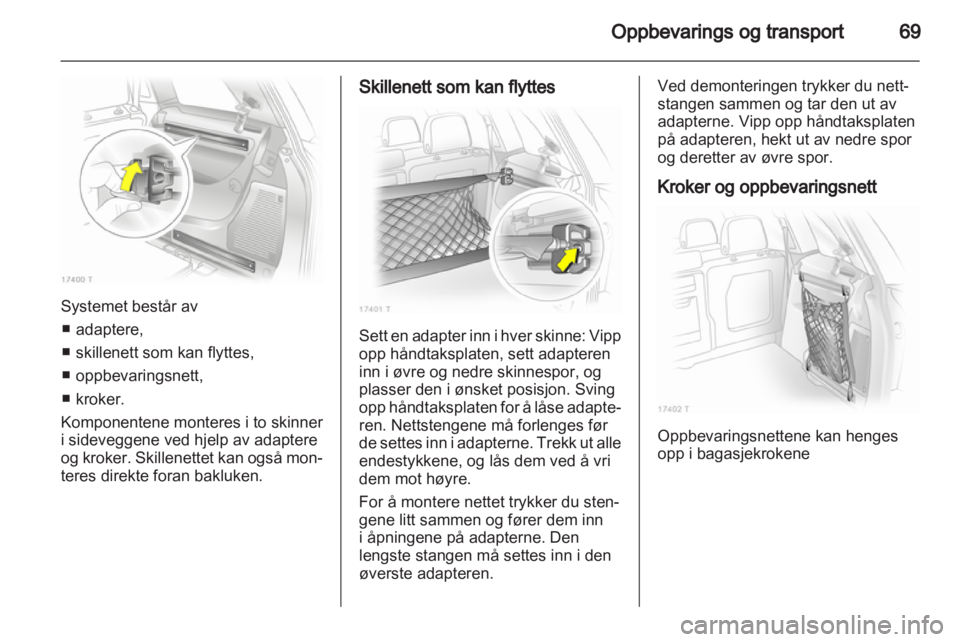 OPEL ZAFIRA 2010.5  Instruksjonsbok 