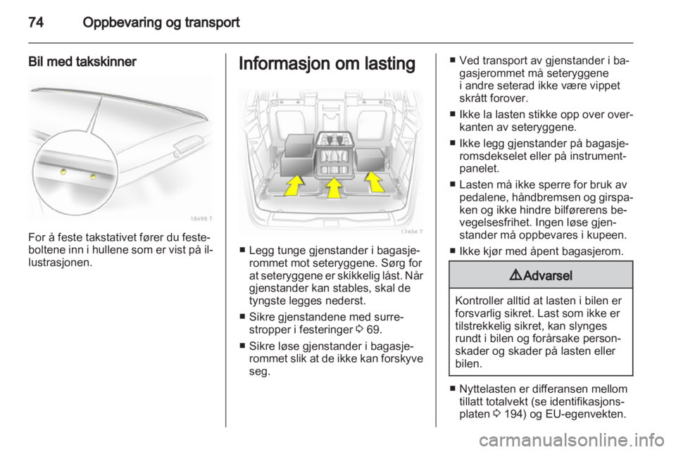 OPEL ZAFIRA 2011  Instruksjonsbok 