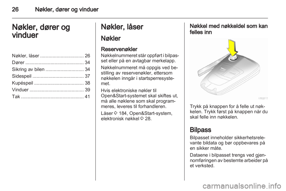 OPEL ZAFIRA 2011.5  Instruksjonsbok 