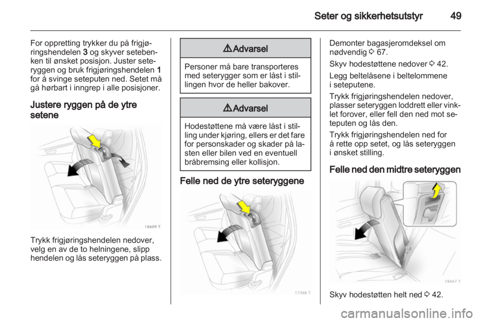 OPEL ZAFIRA 2011.5  Instruksjonsbok 