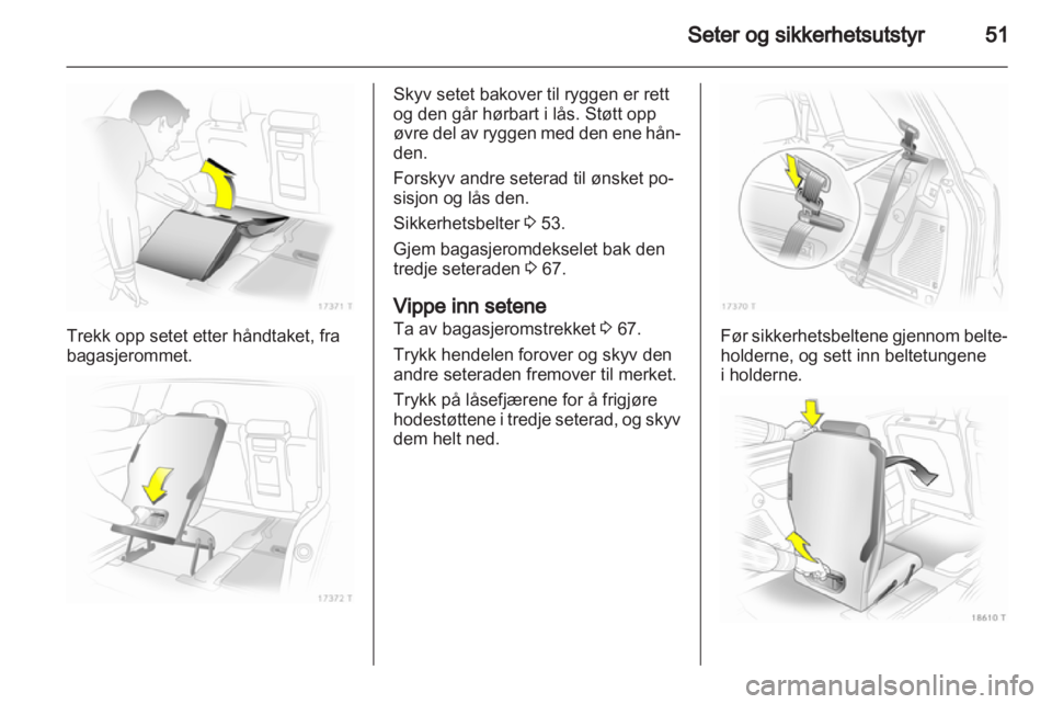 OPEL ZAFIRA 2011.5  Instruksjonsbok 