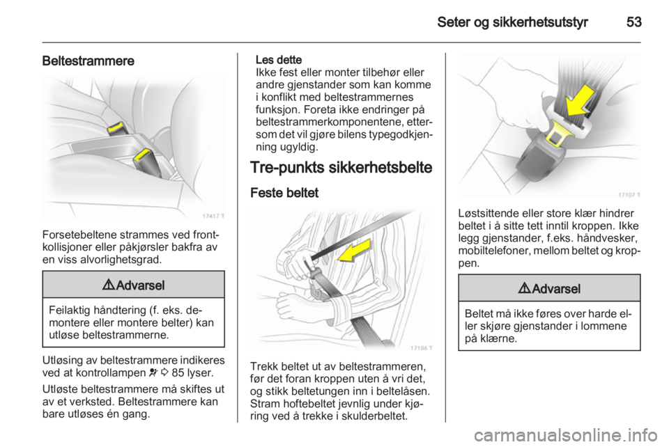 OPEL ZAFIRA 2011.5  Instruksjonsbok 