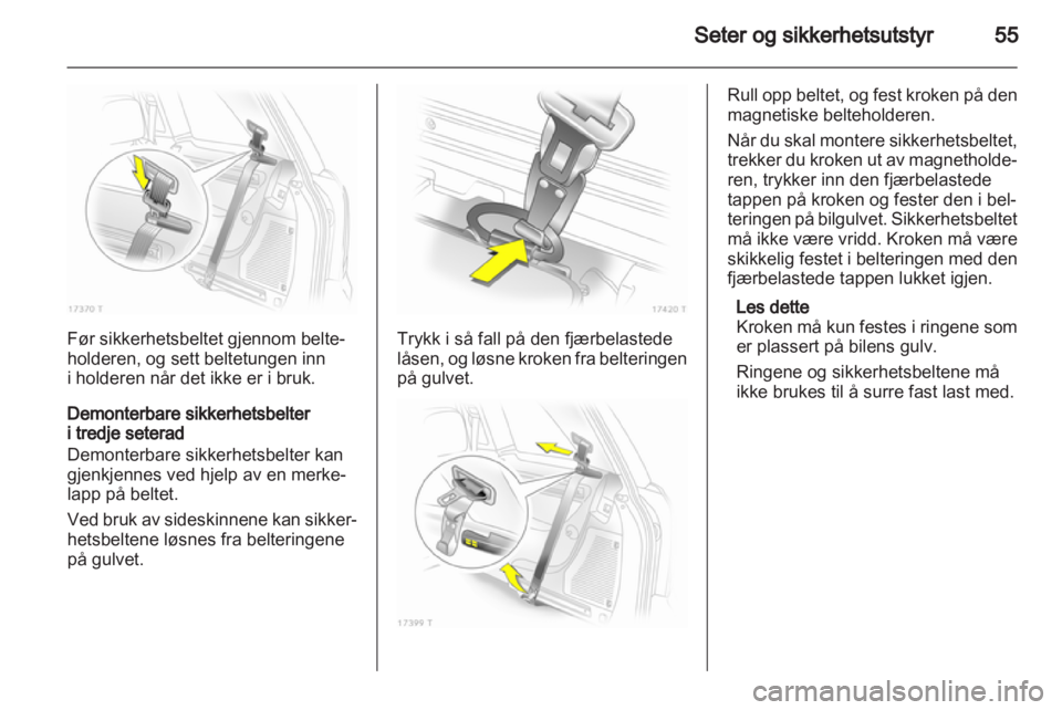OPEL ZAFIRA 2011.5  Instruksjonsbok 