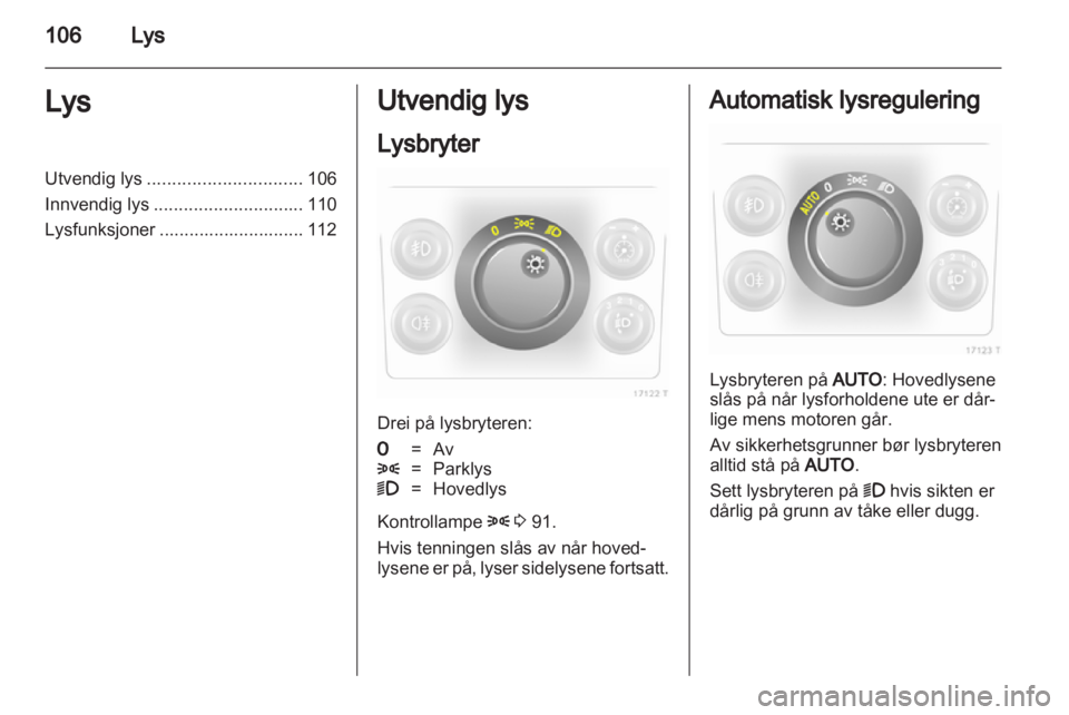 OPEL ZAFIRA 2012  Instruksjonsbok 