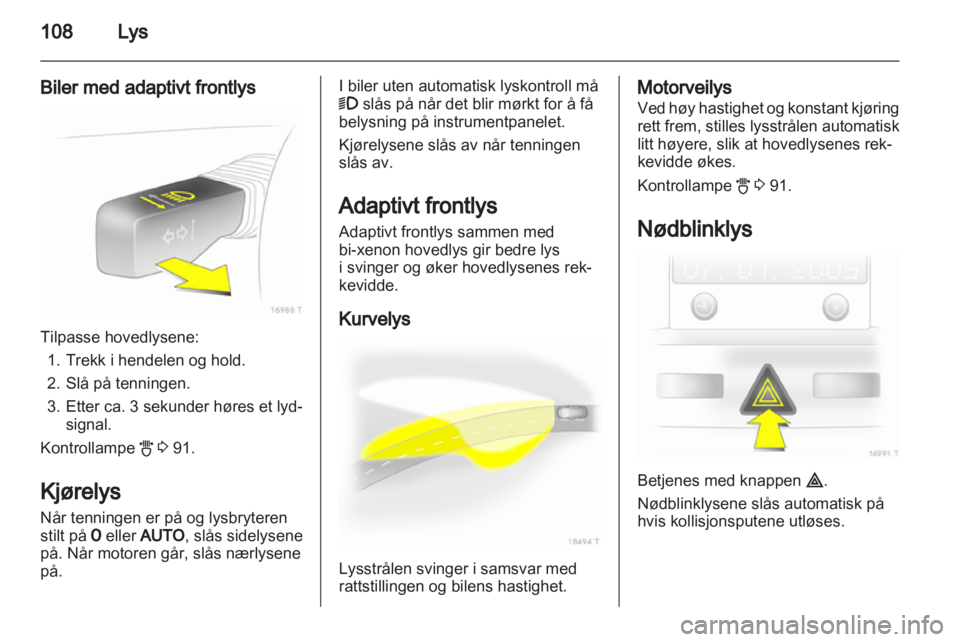 OPEL ZAFIRA 2012  Instruksjonsbok 