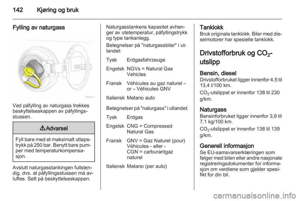 OPEL ZAFIRA 2012  Instruksjonsbok 