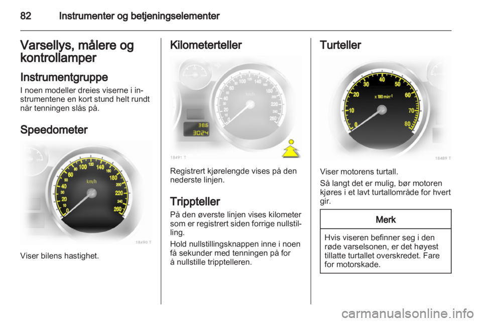 OPEL ZAFIRA 2012  Instruksjonsbok 