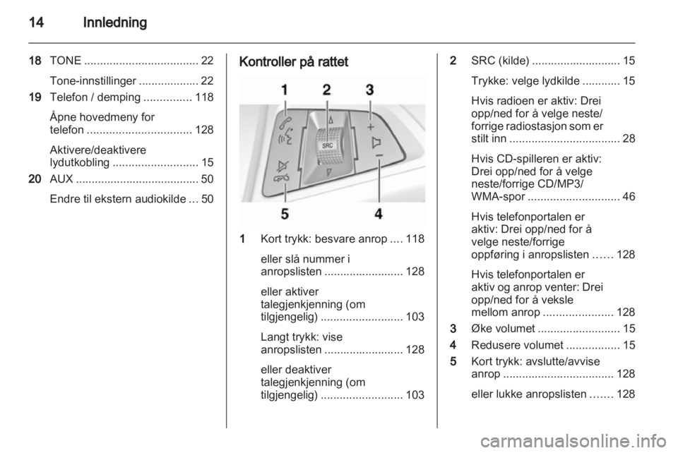 OPEL ZAFIRA C 2013  Brukerhåndbok for infotainmentsystem 