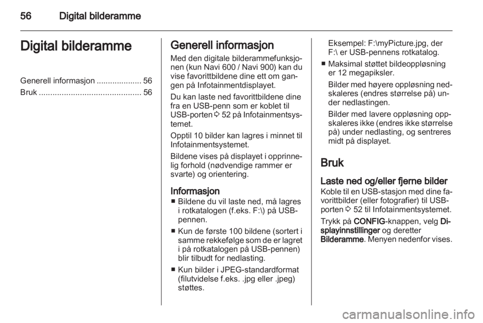 OPEL ZAFIRA C 2013  Brukerhåndbok for infotainmentsystem 
