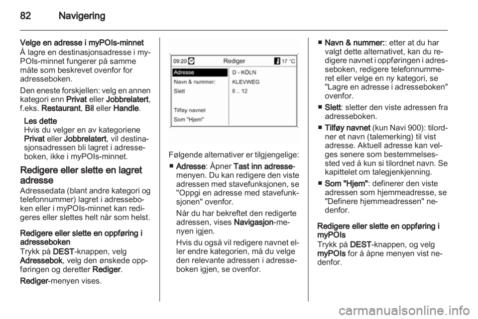 OPEL ZAFIRA C 2013  Brukerhåndbok for infotainmentsystem 