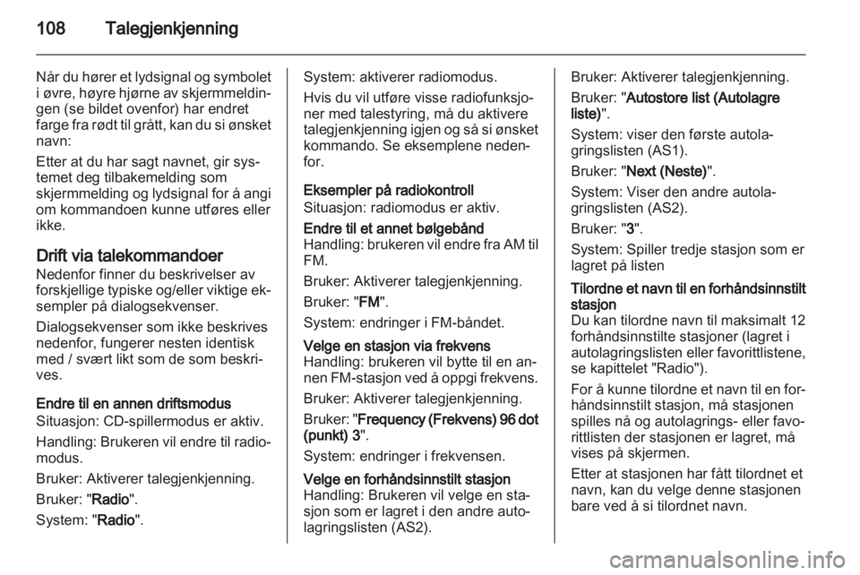 OPEL ZAFIRA C 2013.5  Brukerhåndbok for infotainmentsystem 