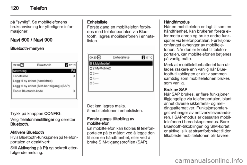 OPEL ZAFIRA C 2013.5  Brukerhåndbok for infotainmentsystem 