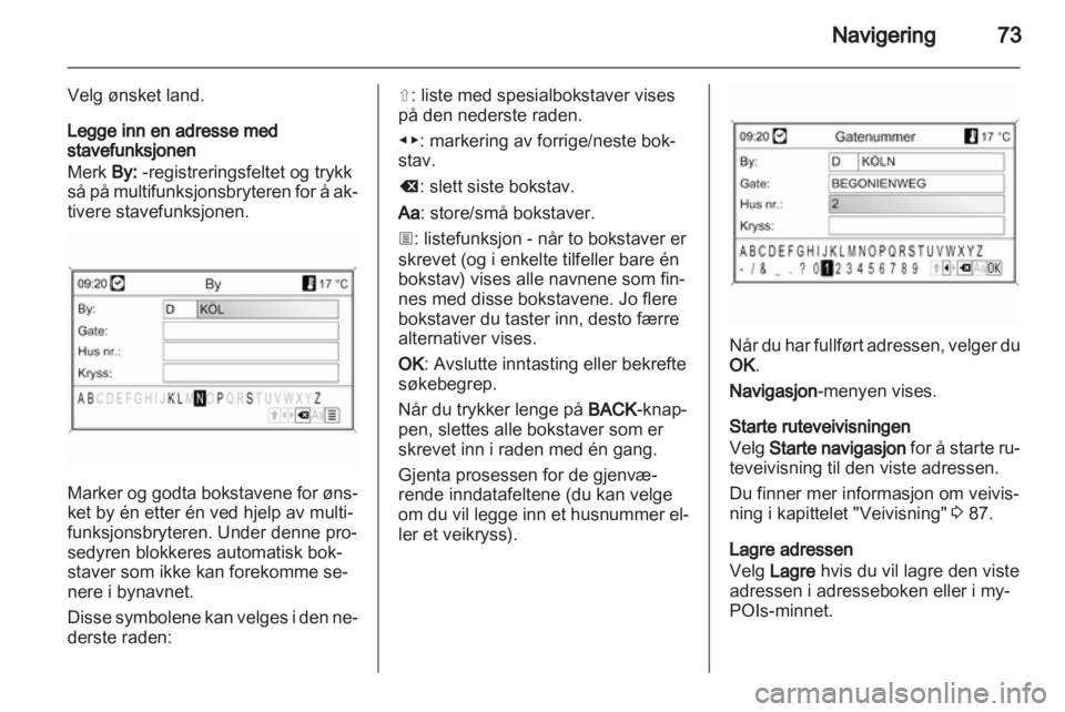 OPEL ZAFIRA C 2013.5  Brukerhåndbok for infotainmentsystem 