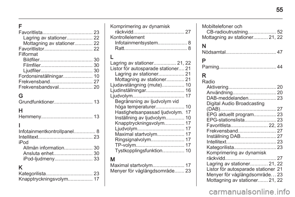 OPEL ADAM 2013.5  Handbok för infotainmentsystem 