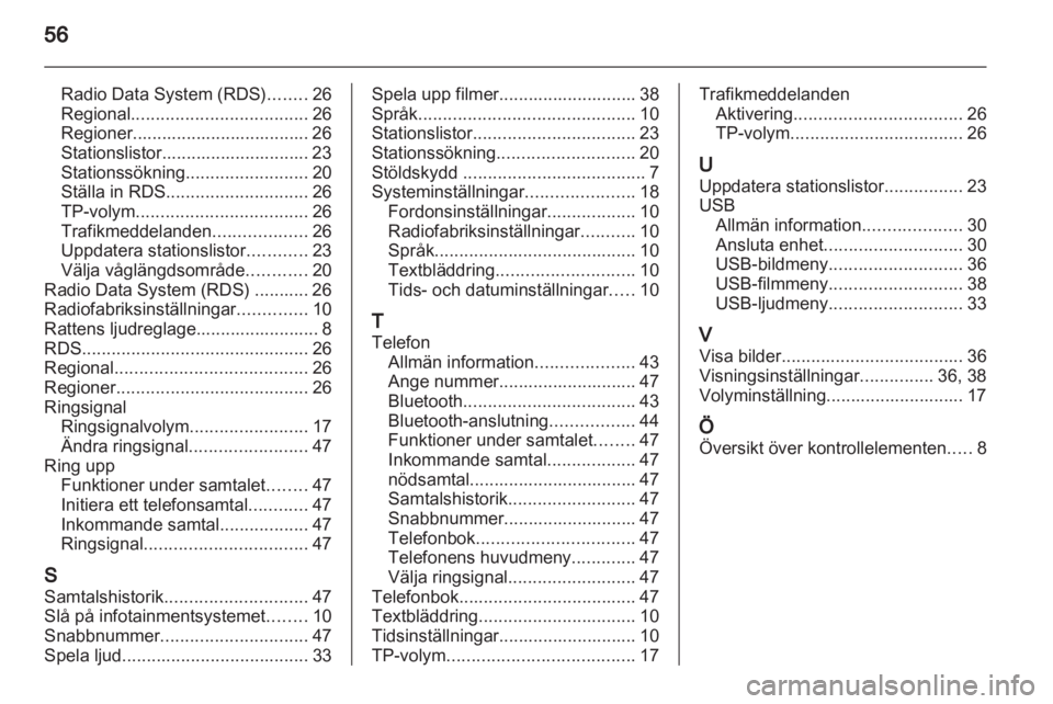 OPEL ADAM 2013.5  Handbok för infotainmentsystem 