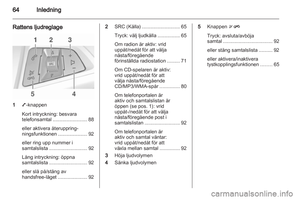 OPEL ADAM 2013  Handbok för infotainmentsystem 
