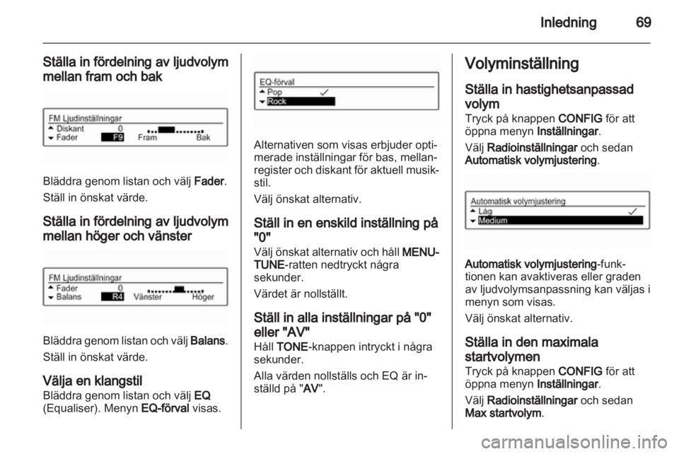 OPEL ADAM 2013  Handbok för infotainmentsystem 