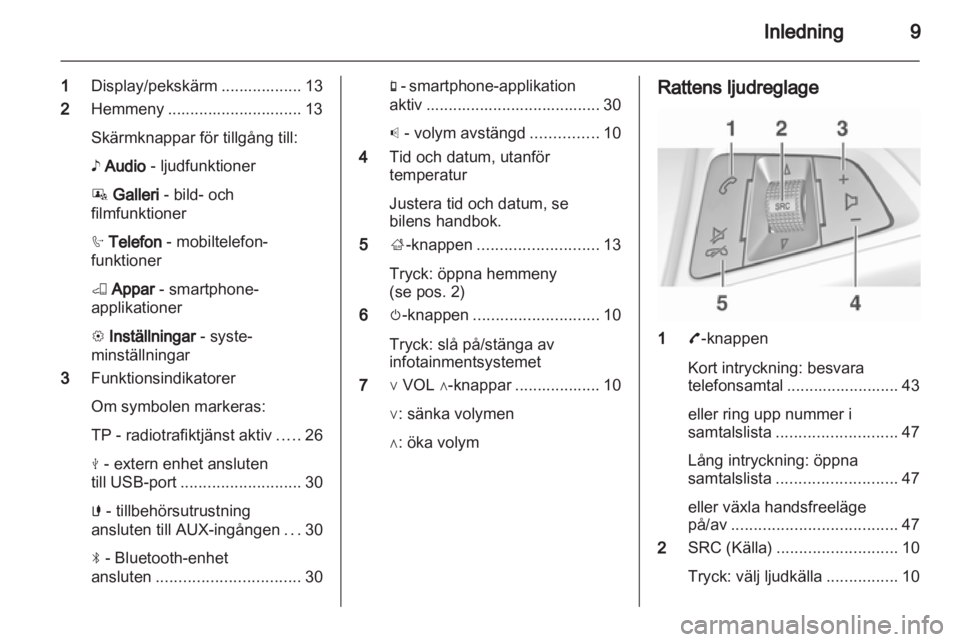 OPEL ADAM 2013  Handbok för infotainmentsystem 