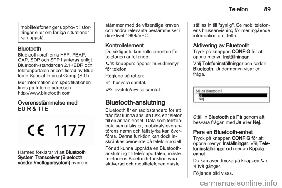 OPEL ADAM 2013  Handbok för infotainmentsystem 