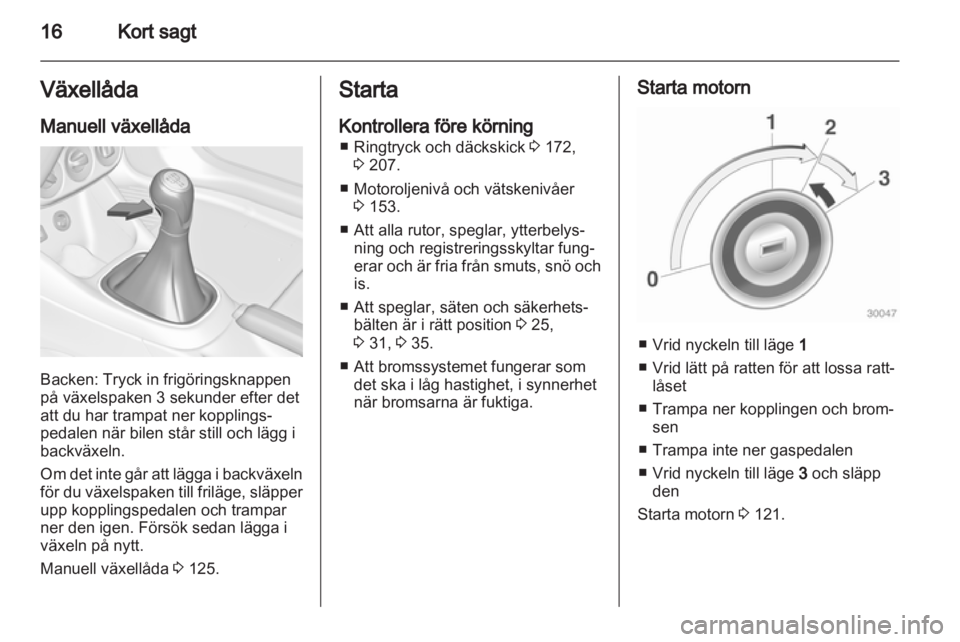 OPEL ADAM 2013.5  Instruktionsbok 
