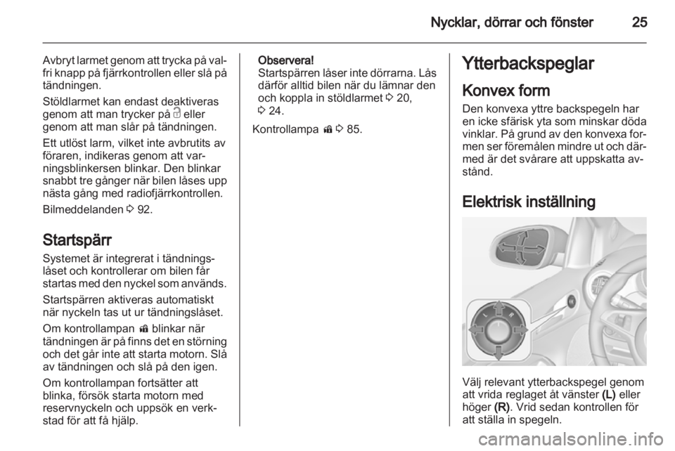 OPEL ADAM 2013.5  Instruktionsbok 