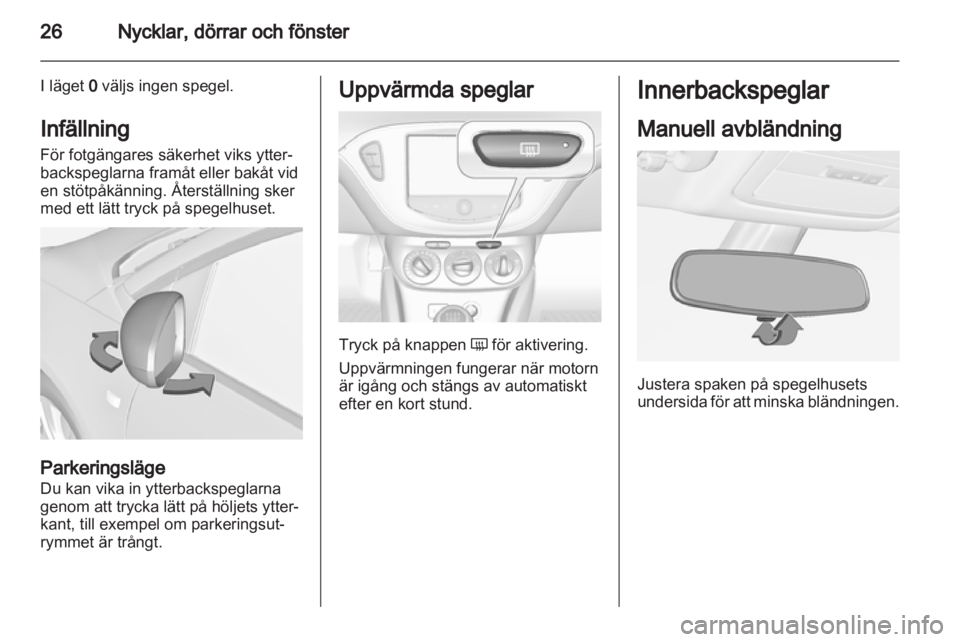 OPEL ADAM 2013.5  Instruktionsbok 