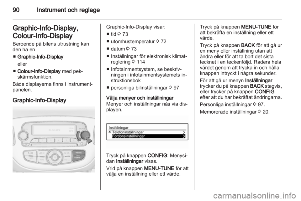 OPEL ADAM 2013.5  Instruktionsbok 