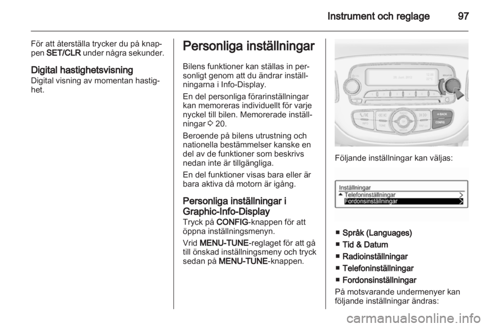 OPEL ADAM 2013.5  Instruktionsbok 