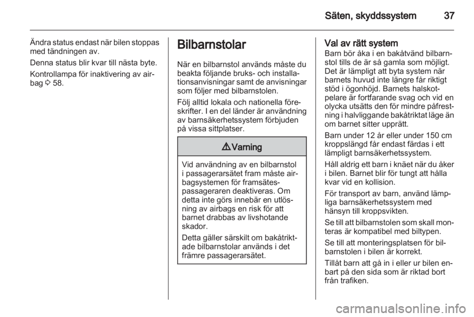 OPEL AGILA 2011  Instruktionsbok 