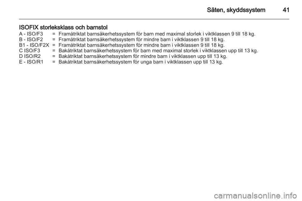 OPEL AGILA 2011  Instruktionsbok 