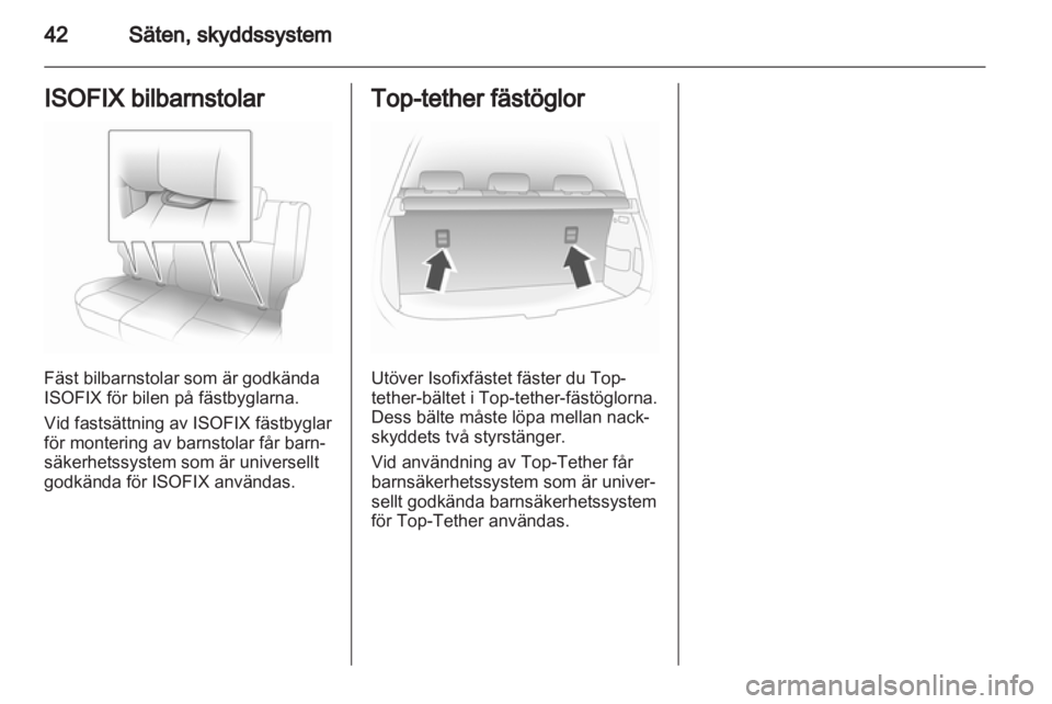 OPEL AGILA 2011  Instruktionsbok 