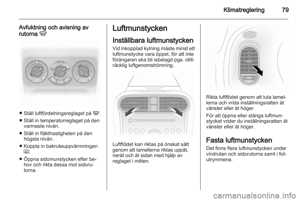 OPEL AGILA 2011  Instruktionsbok 