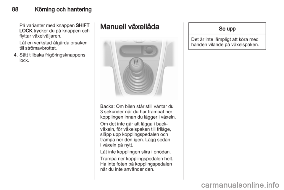 OPEL AGILA 2011  Instruktionsbok 