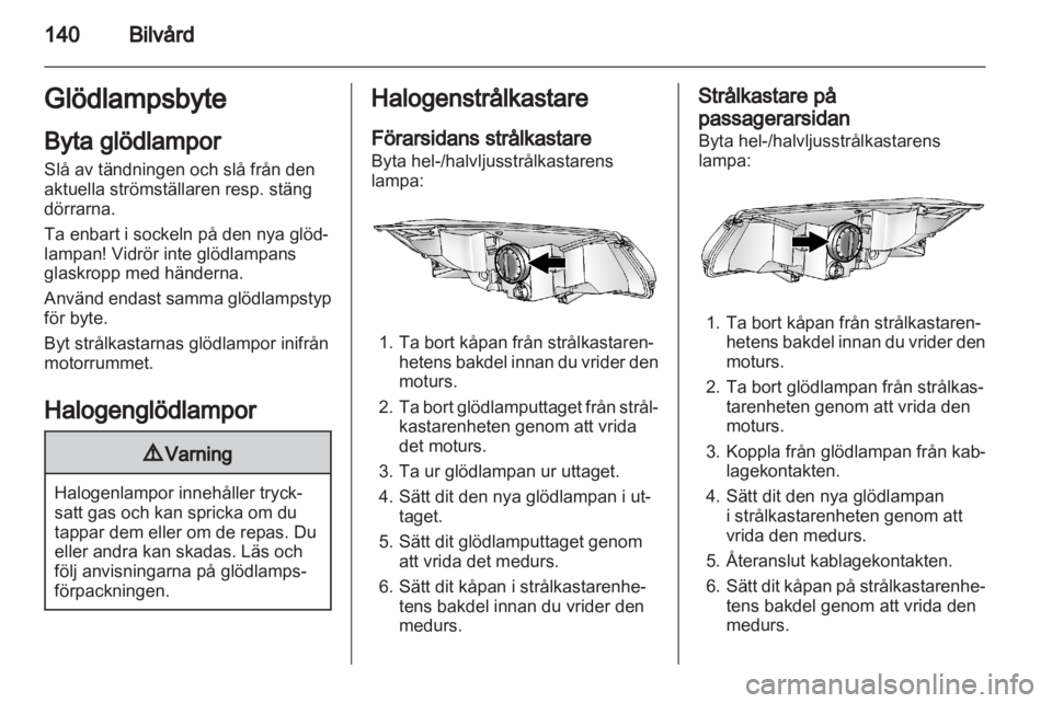OPEL AMPERA 2012  Instruktionsbok 