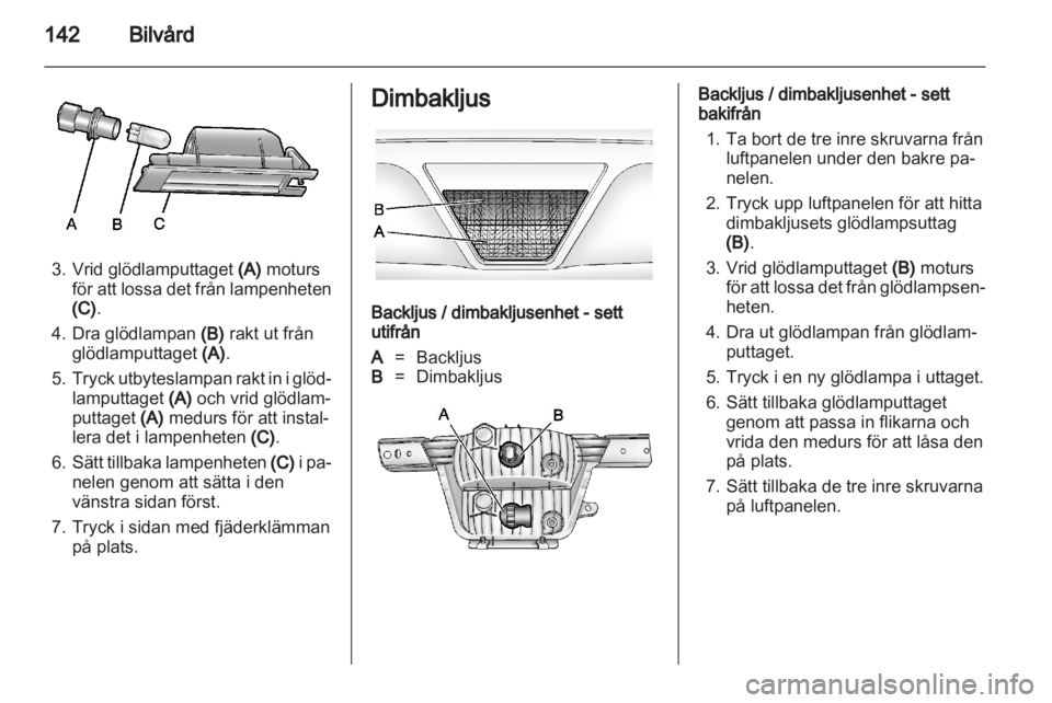 OPEL AMPERA 2012  Instruktionsbok 