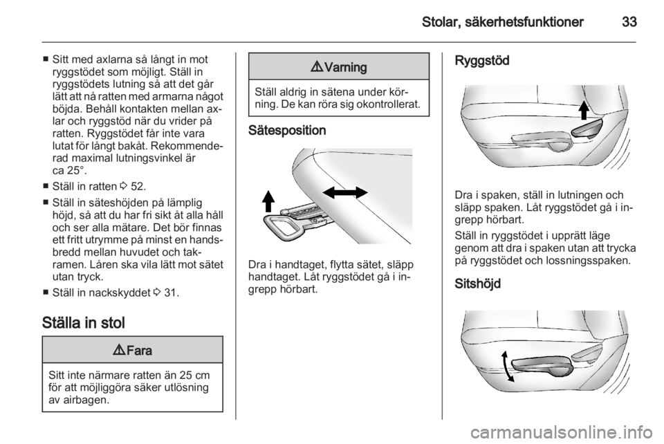 OPEL AMPERA 2012  Instruktionsbok 