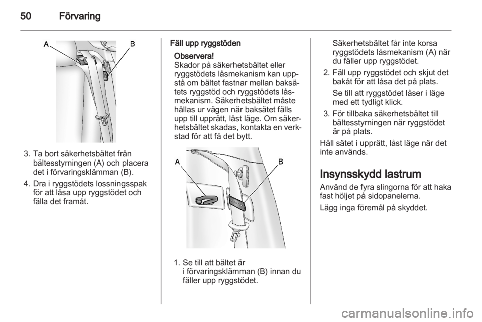 OPEL AMPERA 2012  Instruktionsbok 