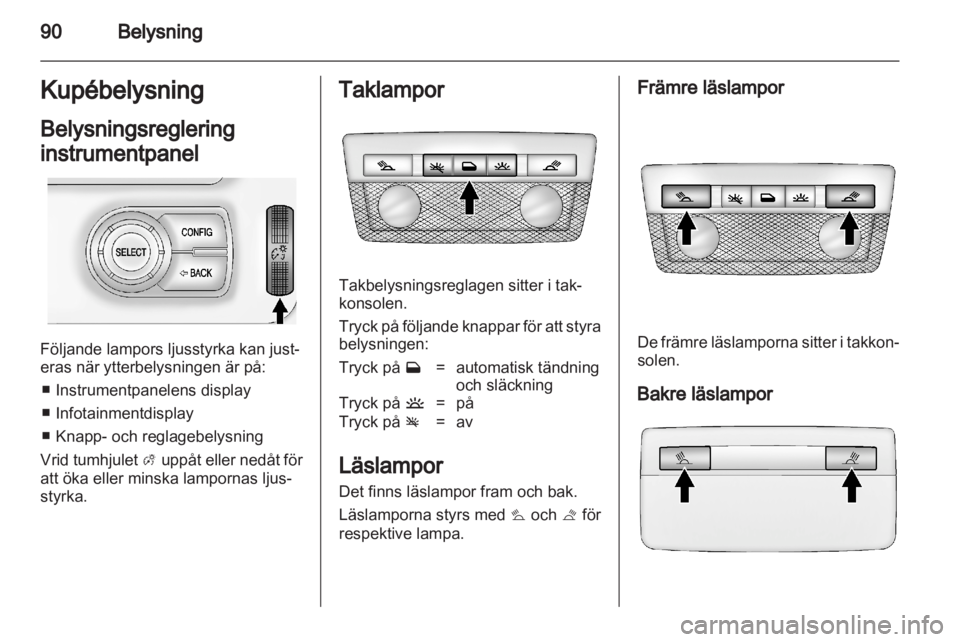 OPEL AMPERA 2012  Instruktionsbok 