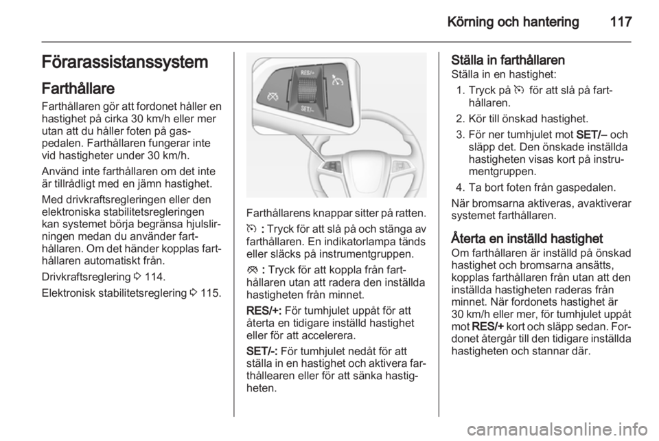 OPEL AMPERA 2012.5  Instruktionsbok 