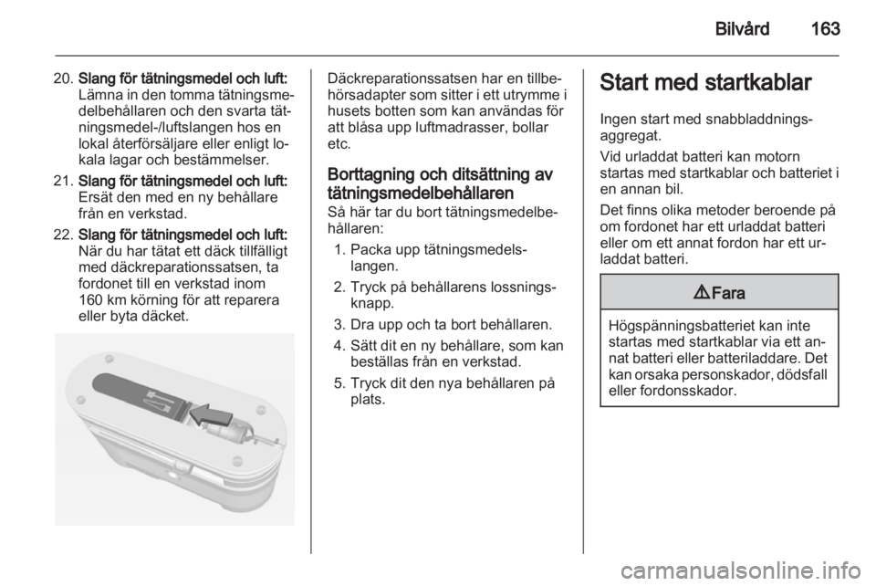 OPEL AMPERA 2012.5  Instruktionsbok 